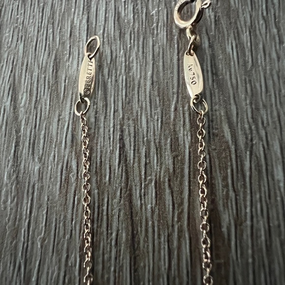 Tiffany & Co. Gold Heart Necklace with Silver Accents - Picture 10 of 10